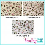 COTTON 100% PRINTED FABRIC:AP62405-1A, 1B & 1E